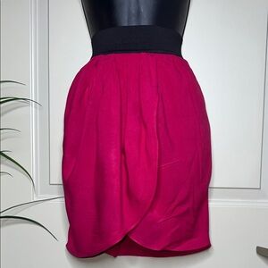 Mossimo Supply Co. Asymmetrical Magenta Skirt